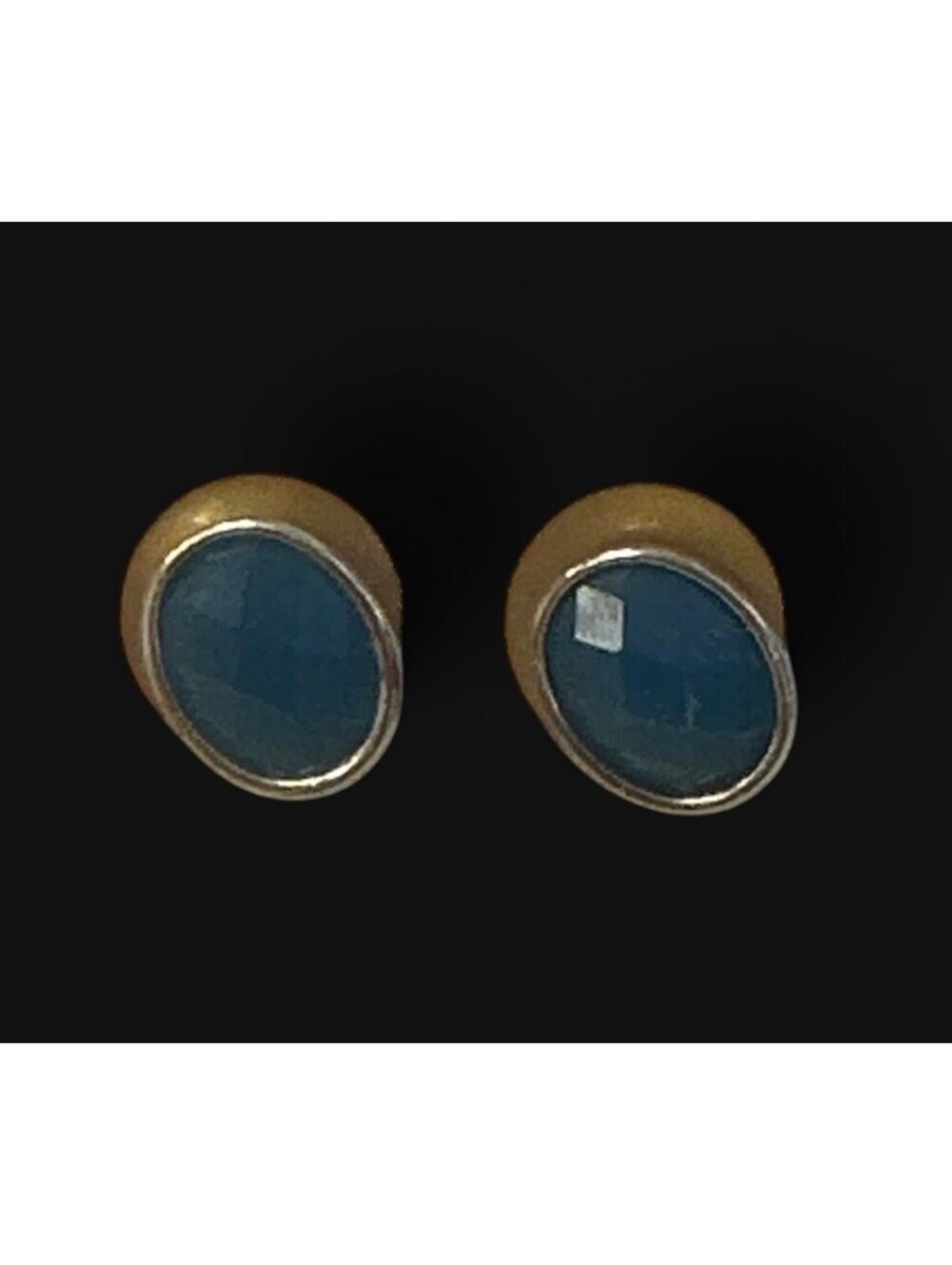 Liz Claiborne Vintage Blue Stone Earrings